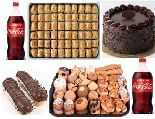 Geleneksel ve Modern Tatlar Bir Arada Baklava ve Pasta Karma Paketi